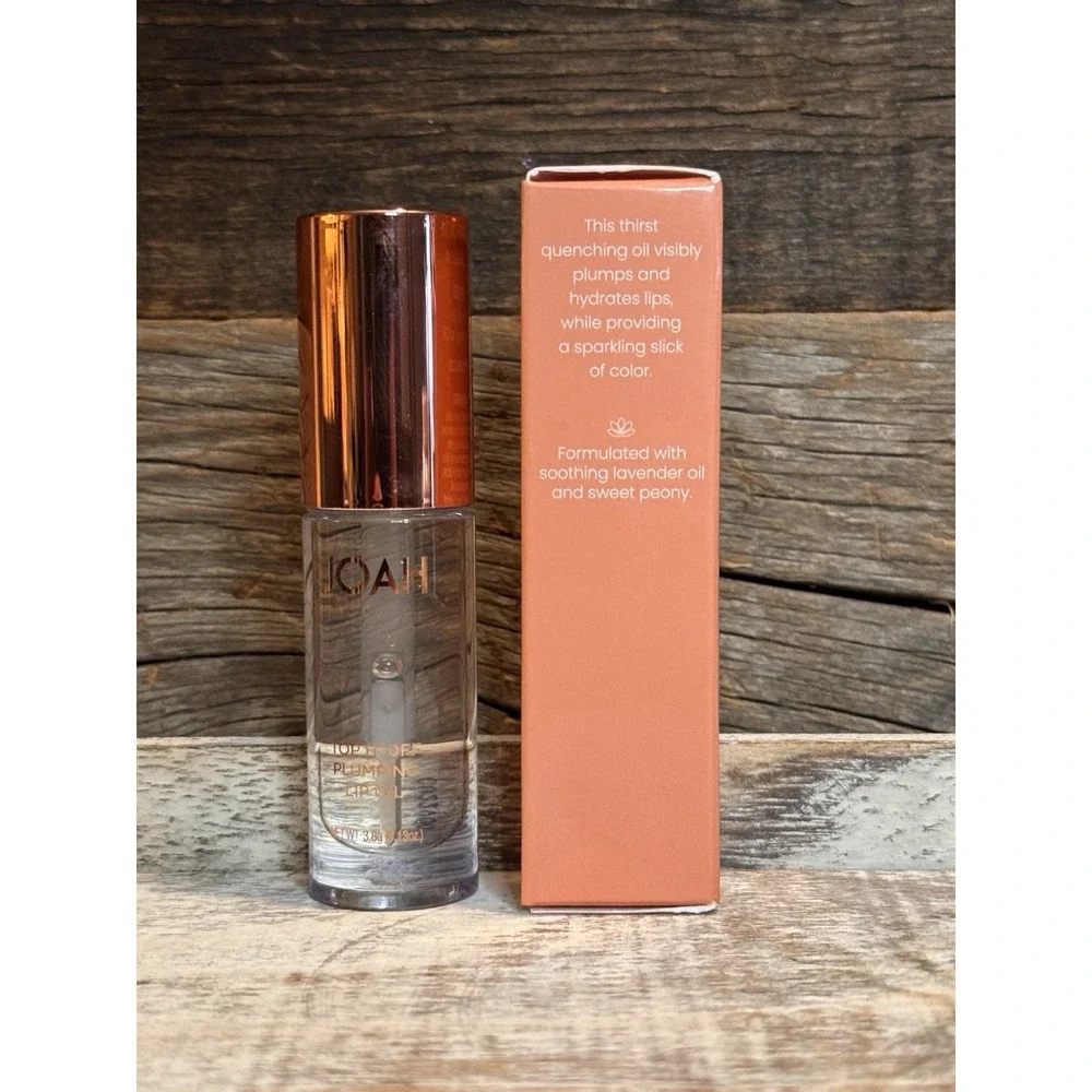 JOAH‎ Top It Off Plumping Lip Oil PROSECCO Clear 3.8g NEW | MSRP = $12
